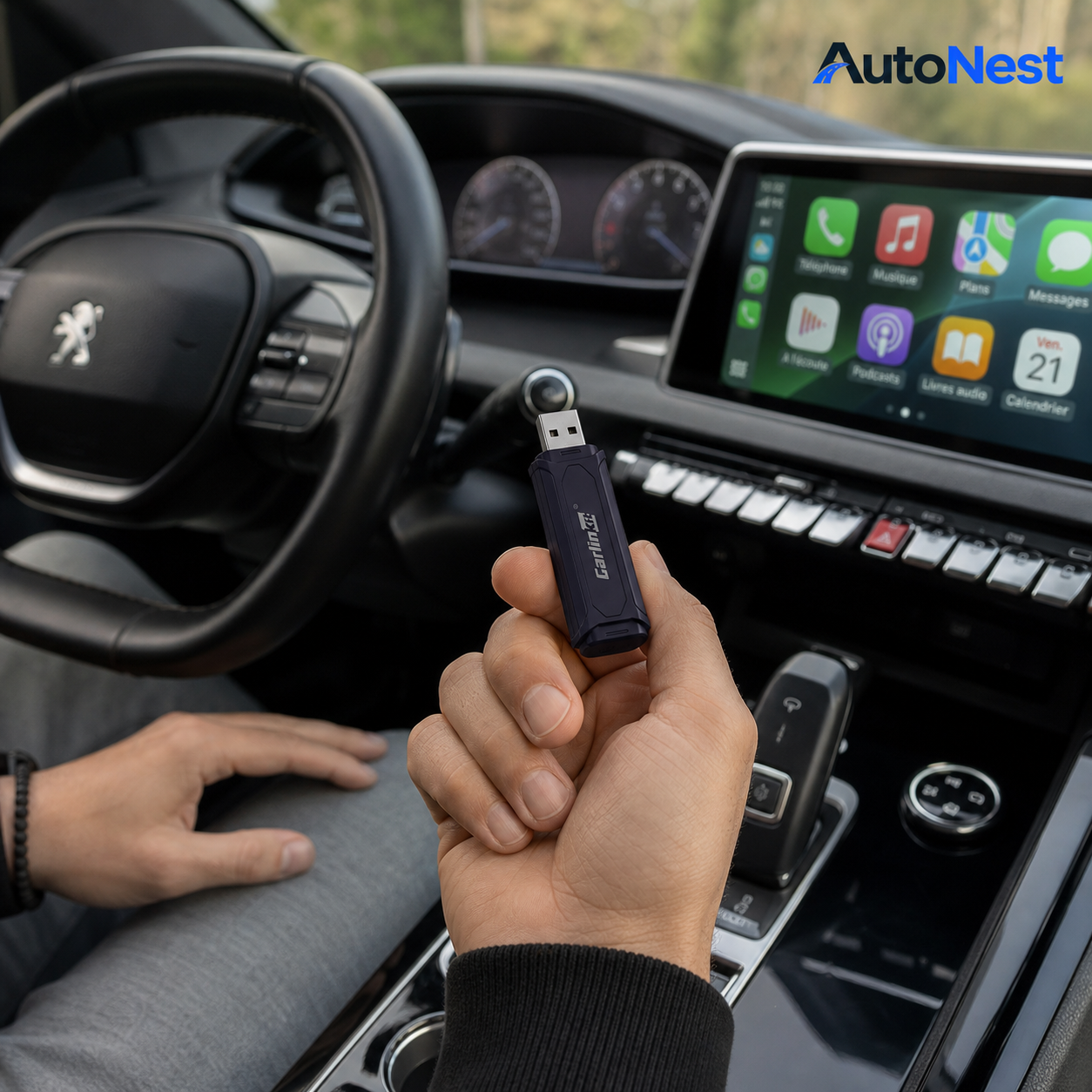 Adaptateur CarPlay Sans Fil AutoNest