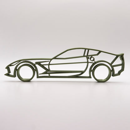 C7 Corvette Silhouette