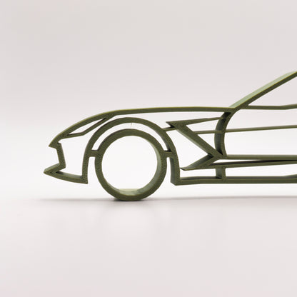 C7 Corvette Silhouette